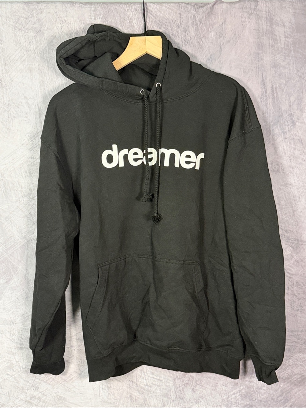 dreamer Black Hooded Sweatshirt
